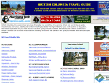 Tablet Screenshot of bctravel.com